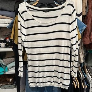 Black and white striped shirt